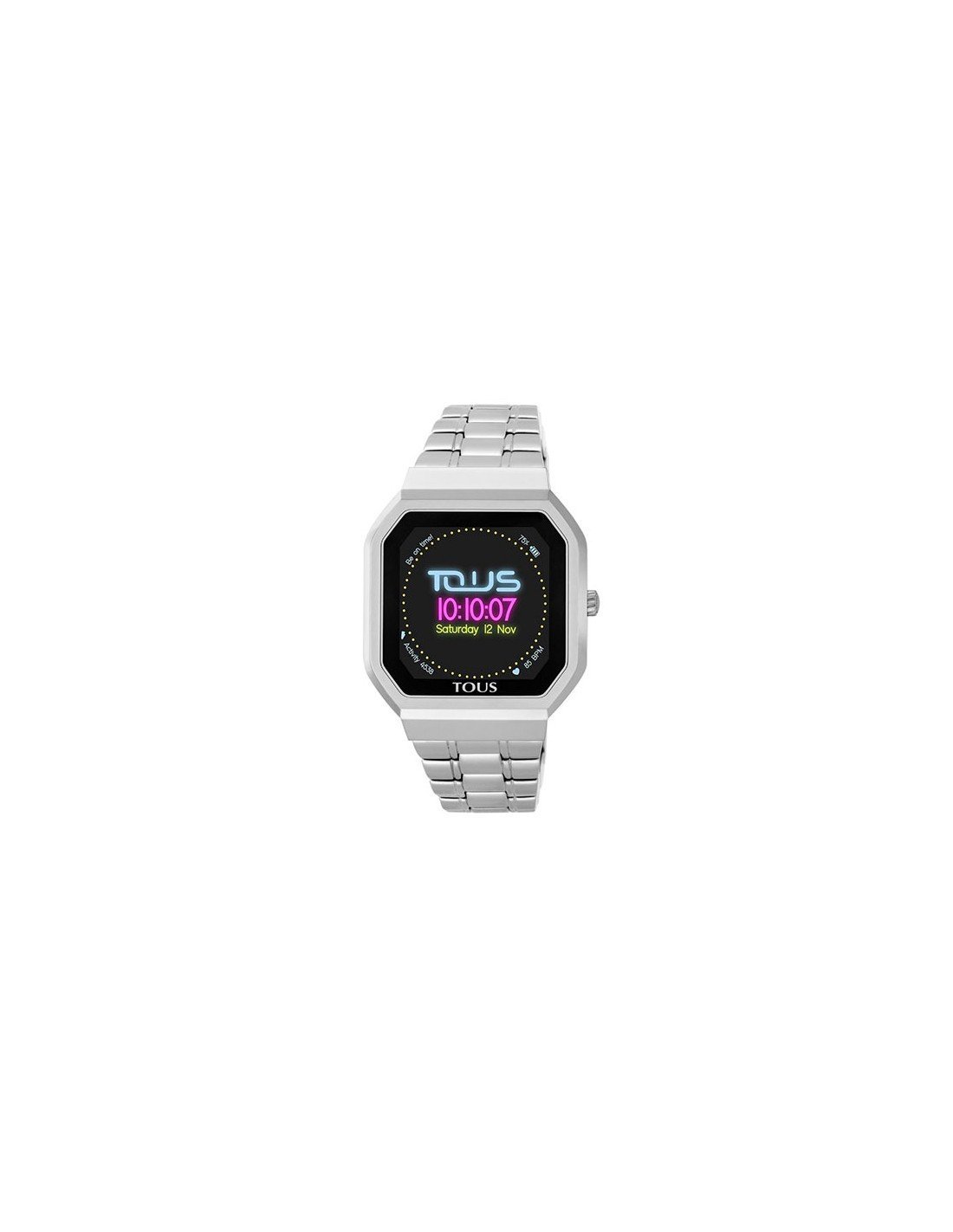 Tous B-Connect Silver Ip Steel Watch Rf 100350695, latest offers on Tous  Moda jewels