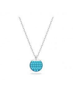 Collana Swarovski Blue Ginger, placcata in rodio presso samparfums.es