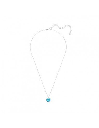Colar Swarovski Blue Ginger Necklace, Rhodium Plated at samparfums.es
