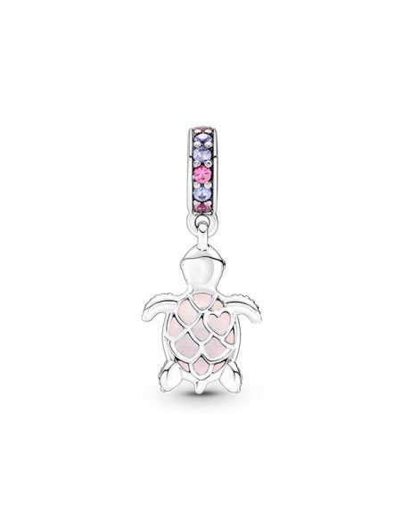 Ciondolo Pandora con tartaruga marina in vetro di Murano su samparfums.es