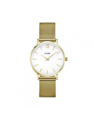 Montre Cluse Minuit Mesh Blanc, Doré Ref CW0101203007 dans samparfums.es