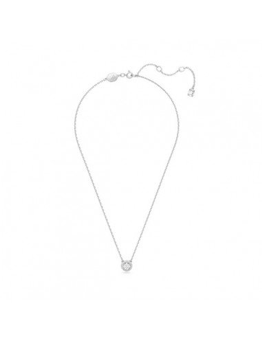 Pendant Swarovski Constella Round Pave White, Rhodium Plated - Sam Parfums