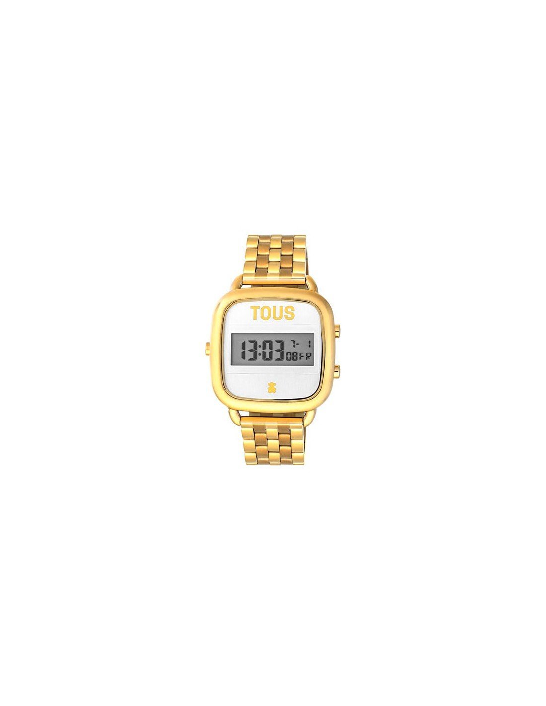 Tous Digital Watch with IP Steel Strap gold D-Logo. Latest offers of Tous  Watches in