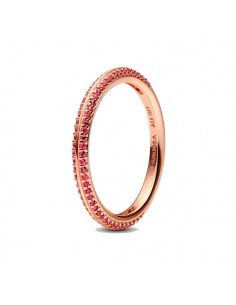Pandora ME rose pave ring in red at samparfums.es