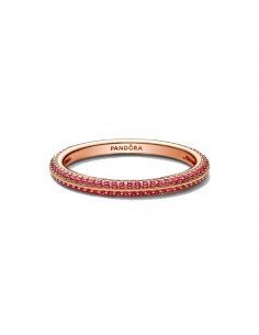 Pandora ME rose pave ring in red at samparfums.es 2