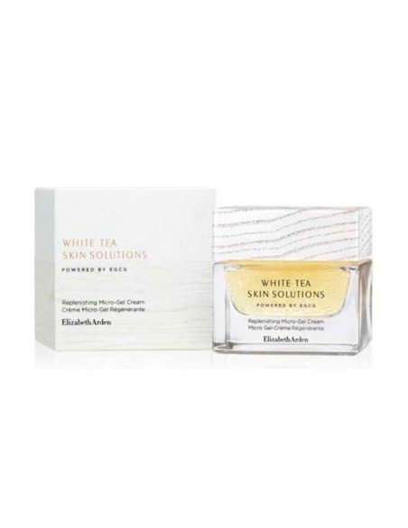 La texture du gel crème hydratant Elizabeth Arden White Tea Skin Solutions.