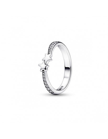 Shining Shooting Star Ring Two shining stars come together in our new Shining Shooting Star Ring design