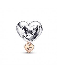I Love You Daughter Heart Charm 2