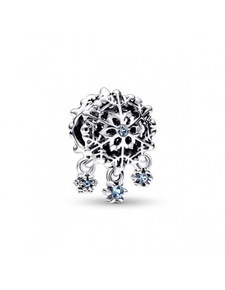 Charm a goccia con fiocco di neve