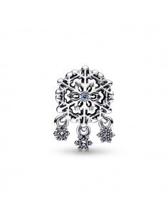 Charm a goccia con fiocco di neve 2