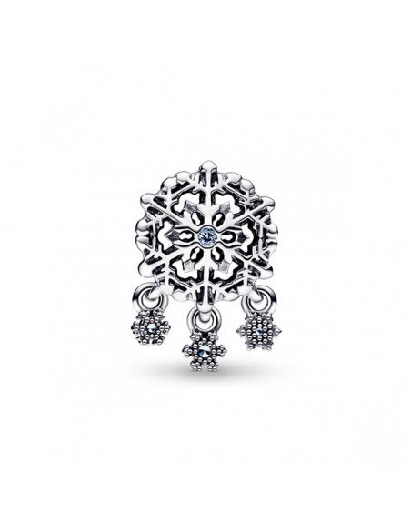 Charm a goccia con fiocco di neve
