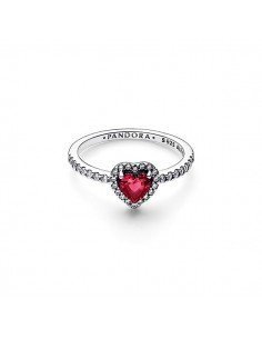 Anello Pandora Red Glitter Level Heart. 2