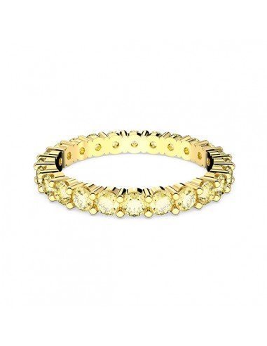 Swarovski Anillo Matrix, Redondo, Amarillo, Tono Oro en samparfums.es