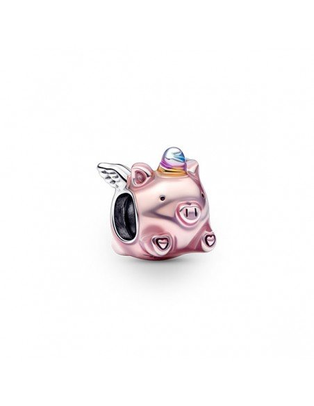 Pandora Sterling Silber Flying Unicorn Pig Charme.