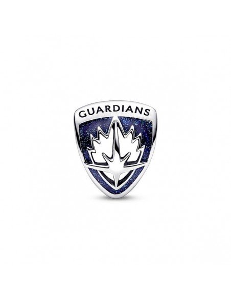 Charm en plata de ley Emblema Rocket Raccoon & Groot Guardianes de la Galaxia de Marvel