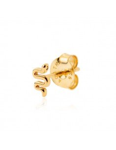 Agatha Pendiente Mini Viper En Tono Dorado en samparfums.es