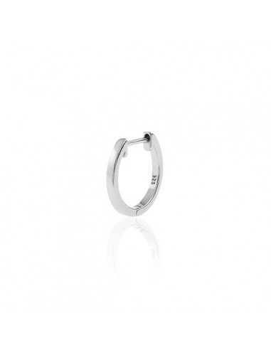 Agatha Pendiente Mini Hoop 11MM En Tono Plateado en samparfums.es
