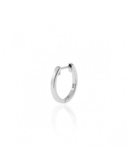 Agatha Mini Hoop 11MM Silver Tone Earring.