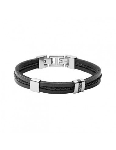 Fossil Pulsera Multihebra Leather Essentials Cuero en samparfums.es