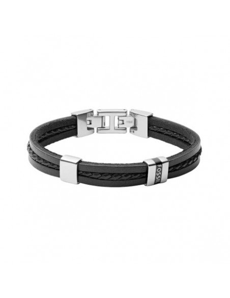 Fossil Pulsera Multihebra Leather Essentials Cuero en samparfums.es