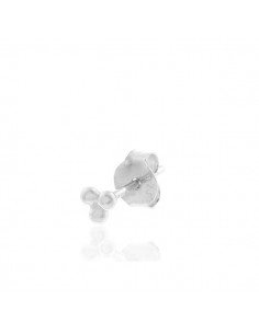 Agatha - Boucle d'oreille mini perle en argent.