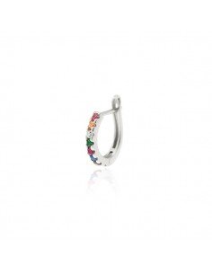 Agatha Pendant Paris Mini ColorFul With Multi Coloured Stones.
