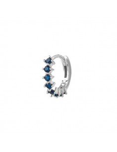 Agatha Piercing Creole Radiant Blue.
