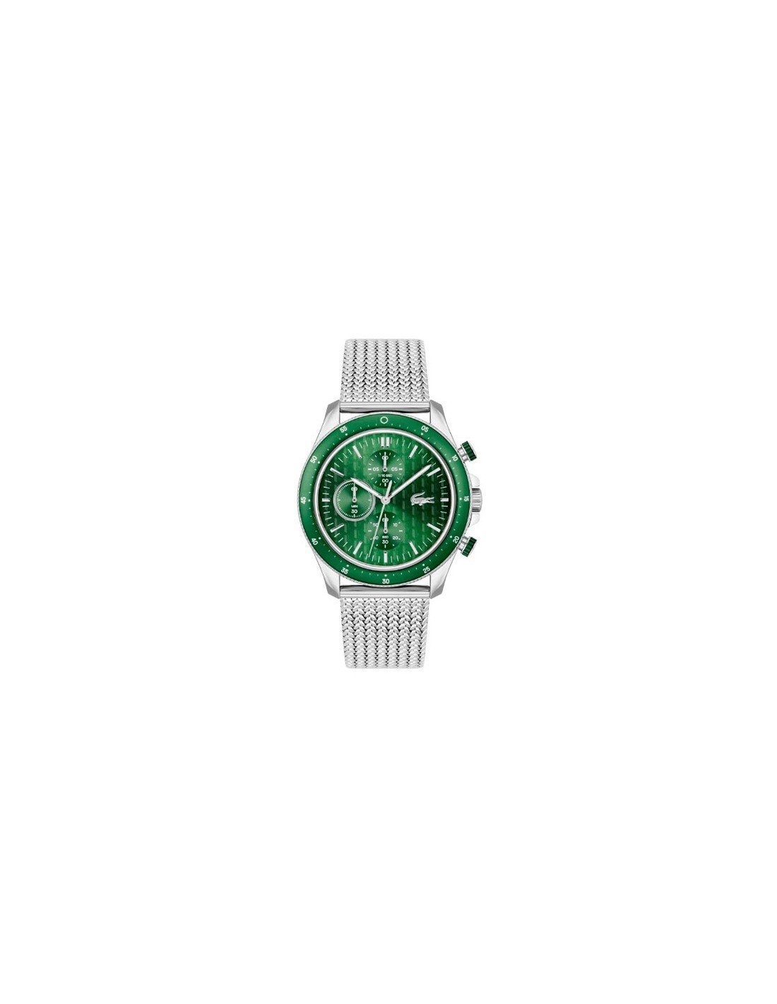 Lacoste Watch Neoheritage Silver & Green