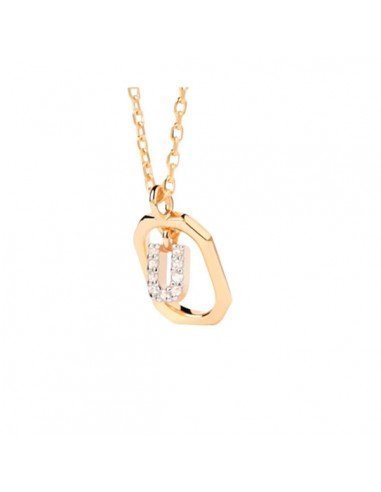Pdpaola Necklace Letter U MIni