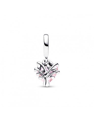 Pandora Ciondolo Albero della Famiglia Cuore e Cuore Rosa.