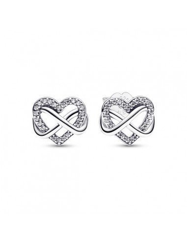 Pandora Infinity Heart Button-Anhänger.