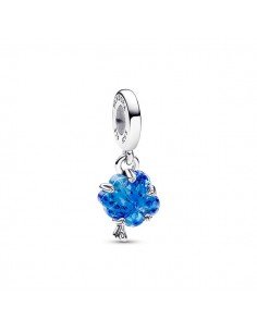 Pandora Charm Family Tree Pendentif Murano Glass Blue