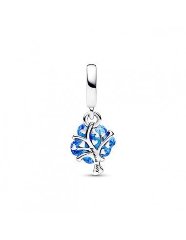 Pandora Charm Colgante Árbol Familiar Cristal Murano Azul en www.samparfums.es