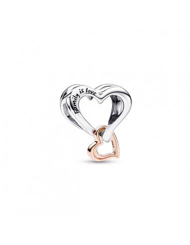Pandora Charm Cuore Infinito Filigrana bicolore.