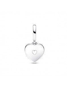 Pandora Charm Pendentif Double Coeur Blanc Cajou 2
