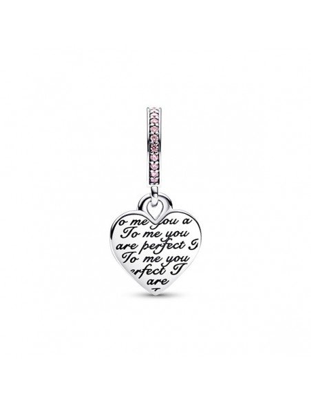 Pandora Charm Colgante Doble Corazón Infinito En Dos Tonos en www.samparfums.es