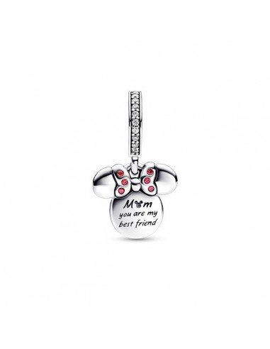 Pandora Charm Pendentif double silhouette Minnie Mouse Disney