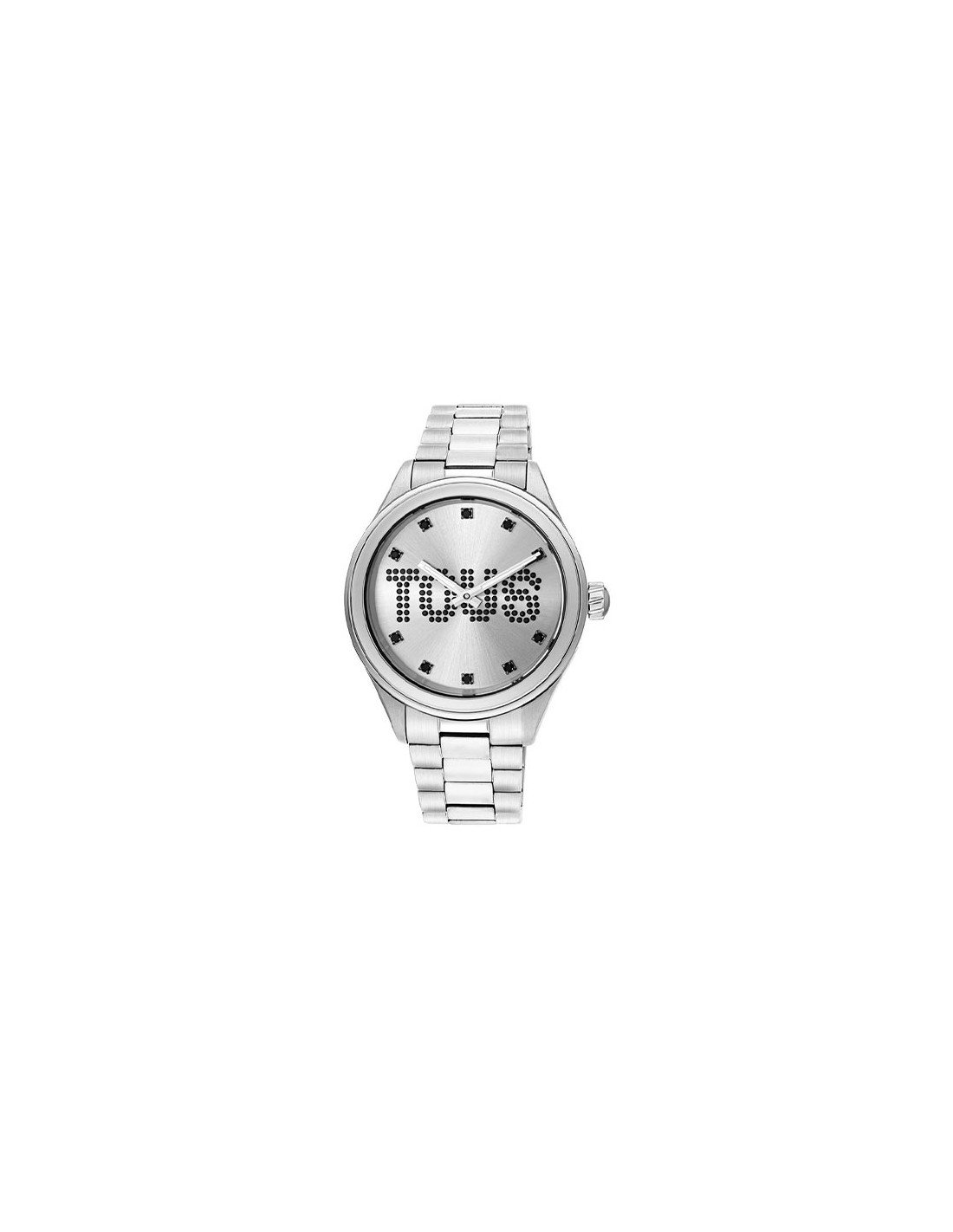 Analog watch with steel bracelet and T-Logo crystals