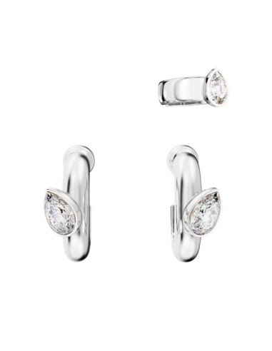 Swarovski Rhodium Plated Earrings Set