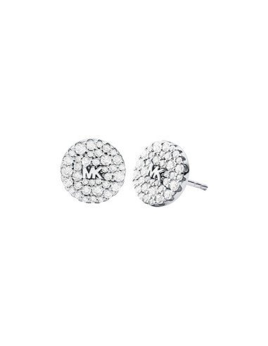 Boucles d'oreilles Michael Kors en argent sterling avec zircons ronds