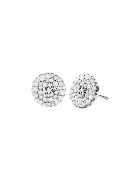 Boucles d'oreilles Michael Kors en argent sterling avec zircons ronds