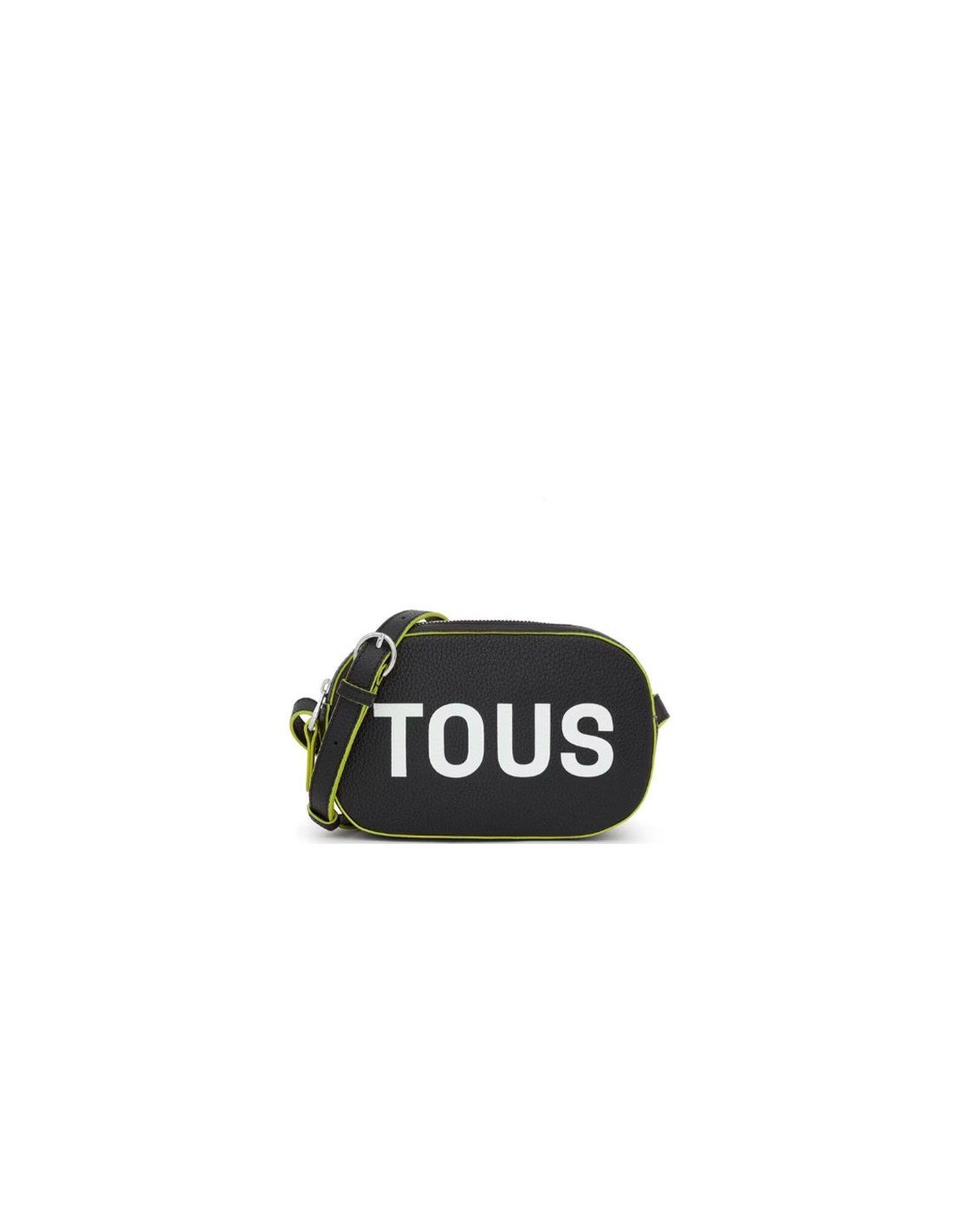 Tous Black and Green Leather Shoulder Bag Lynn