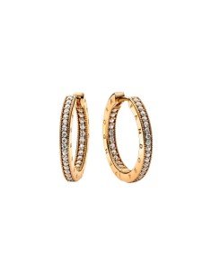 Pandora Pendientes Shine Aro Logo y Pavé en www.samparfums.es