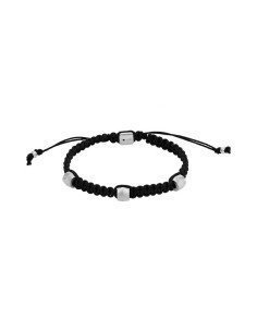 Pulseira de nylon Fossil para homem em preto