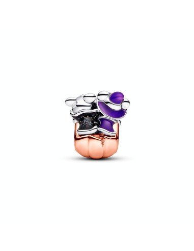 Pandora Charm Halloween Pumpkin Charm avec Mickey Mouse & Minnie Mouse
