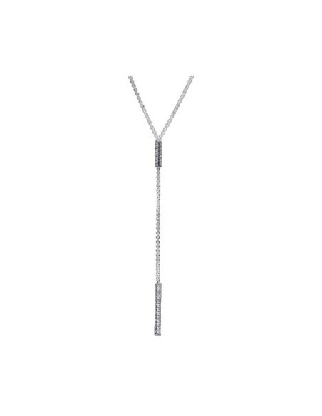 Collana con ciondolo Prisma Pandora con incastonatura in pavé