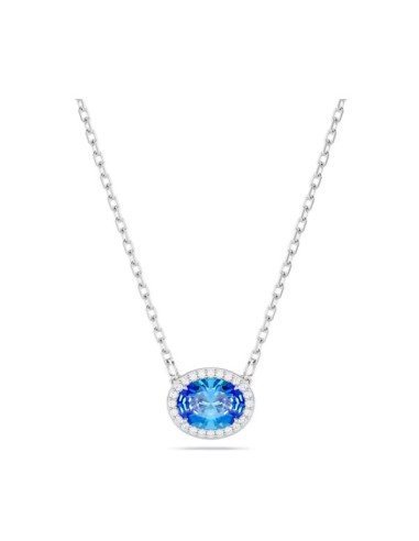 Swarovski collar Constella con una brillante piedra en color azul