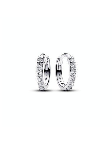 Pandora Créoles en argent sterling avec pierres en zirconium