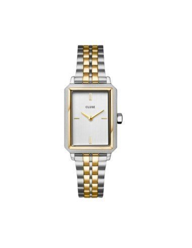 Cluse Reloj  para mujer en dorado y plateado de la colección Fluette