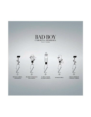 Carolina Herrera Recarga de la fragancia Bad Boy Eau de toilette